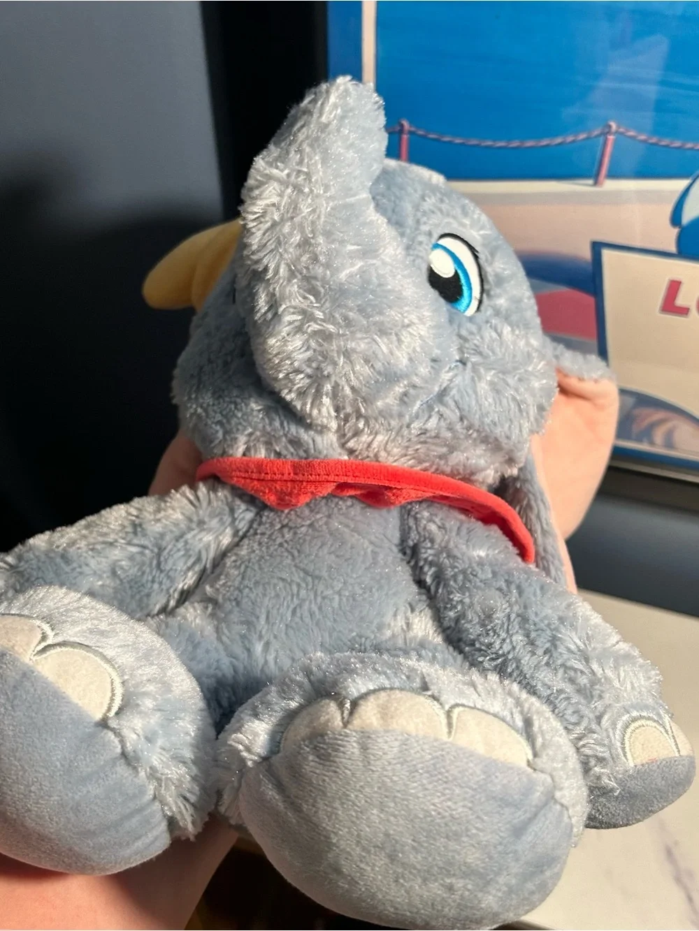 Disney Parks Dumbo the Elephant Little Big Feet Plush Stuffed Animal